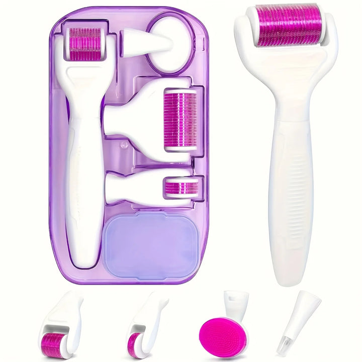 RenewGlow 6-in-1 Derma Roller System