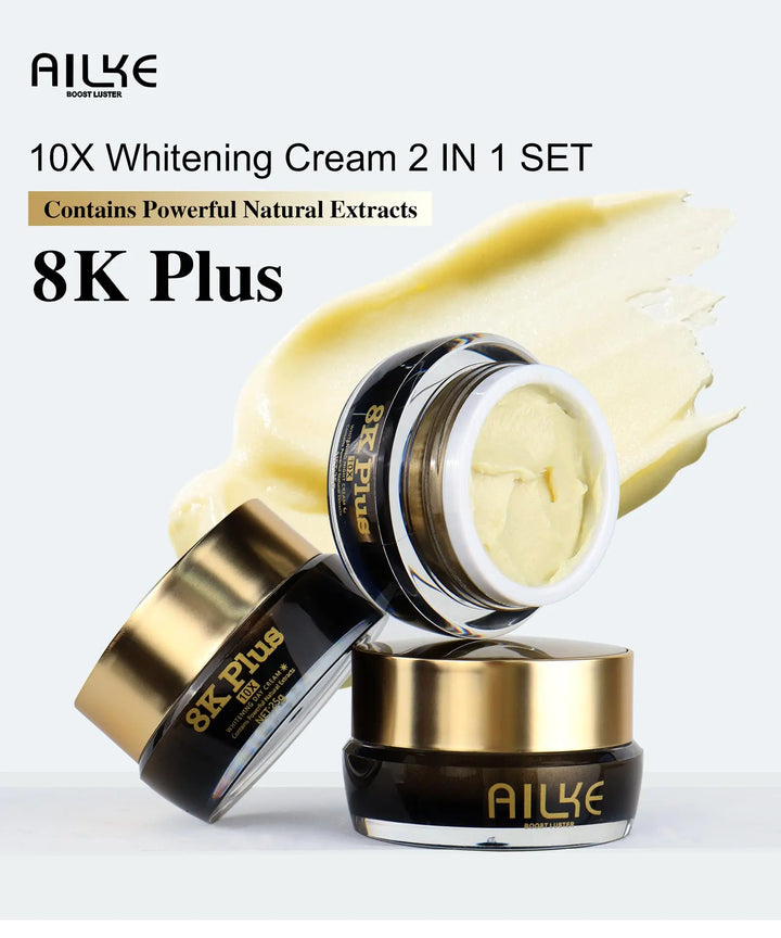 EmpowerEase 8K+ Whitening Face Cream – Brighten, Repair & Fade Dark Spots Day & Night
