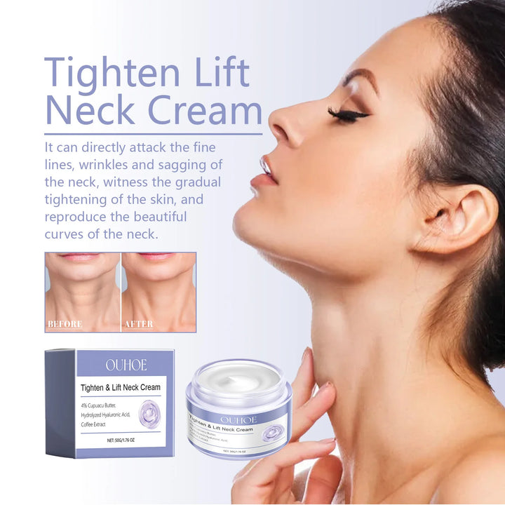 OUHOE Neck Tightening Cream – Firming, Moisturizing & Anti-Wrinkle Neck Care