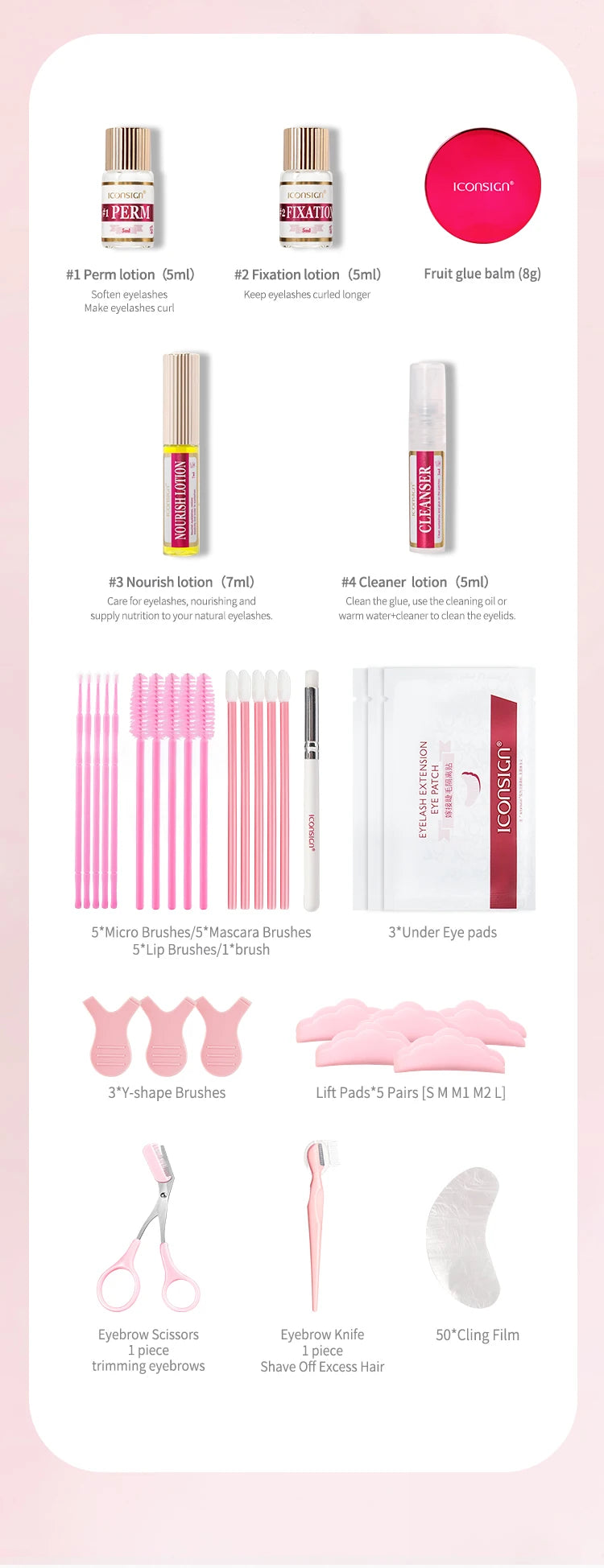 2-in-1 Lash & Brow Lift Kit – Long-Lasting Curl + Definition (6–8 Weeks)