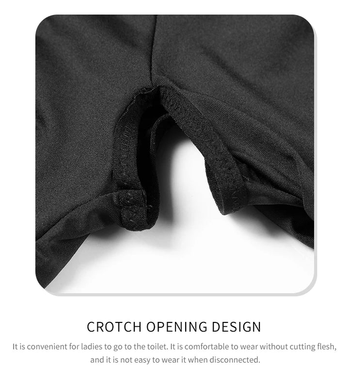 Butt-Lifting Shapewear Bodysuit with Pads – Open Crotch & Adjustable Straps