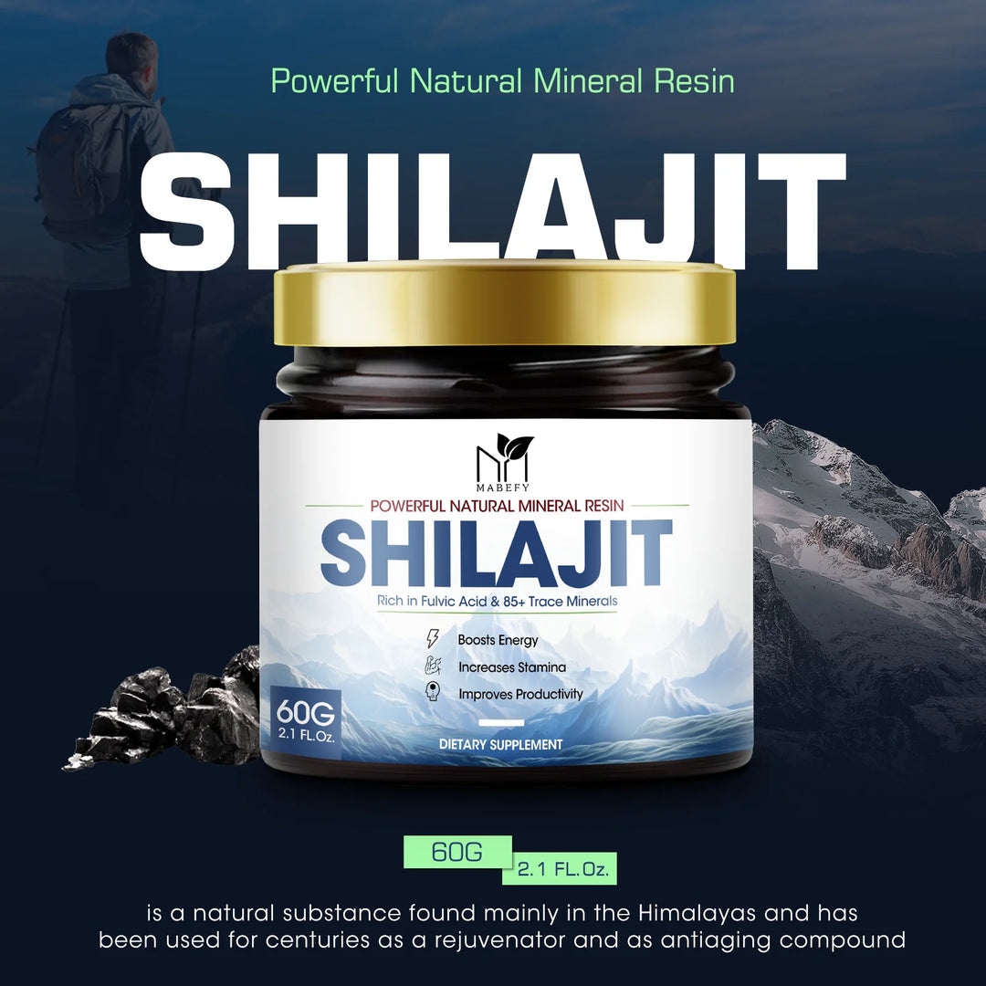 Green People Pure Himalayan Shilajit Resin – With Fulvic Acid & Trace Minerals – Energy, Immune & Antioxidant Support – 60g
