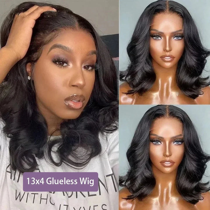 Grace Wave Lace Wig – Glueless Body Wave Bob in Remy Human Hair