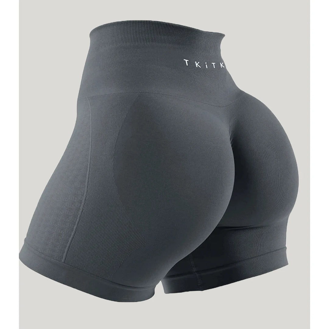 2-Piece TKITK Amplify Contour Seamless Workout Shorts – Women’s Soft Biker & Yoga Set