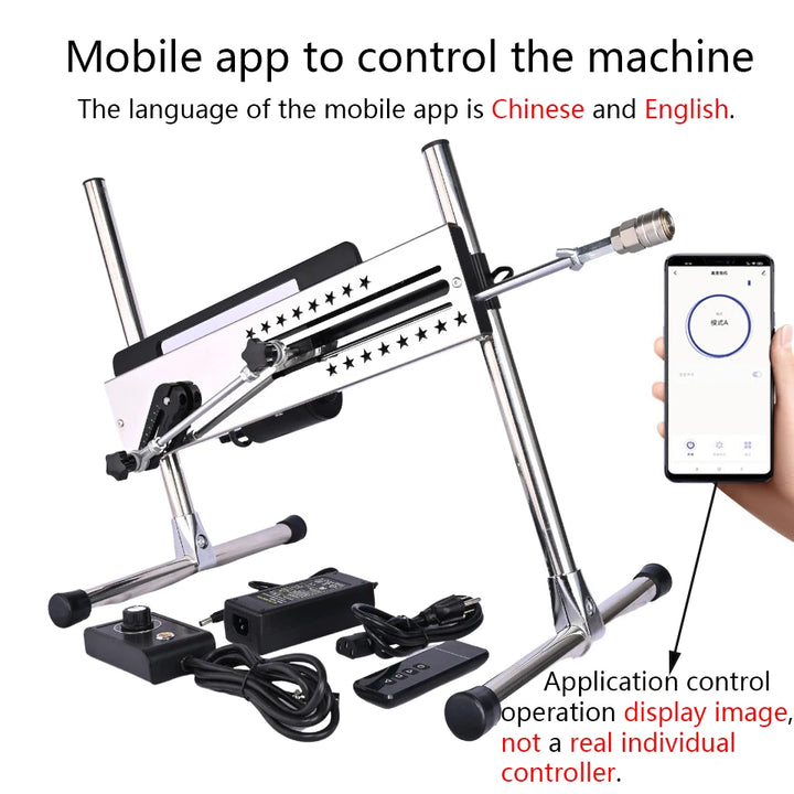 ROUGH BEAST 120W Smart Thrusting Sex Machine – APP-Controlled Pleasure Device with Vac-U-Lock Attachments & Multi-Speed Power Play