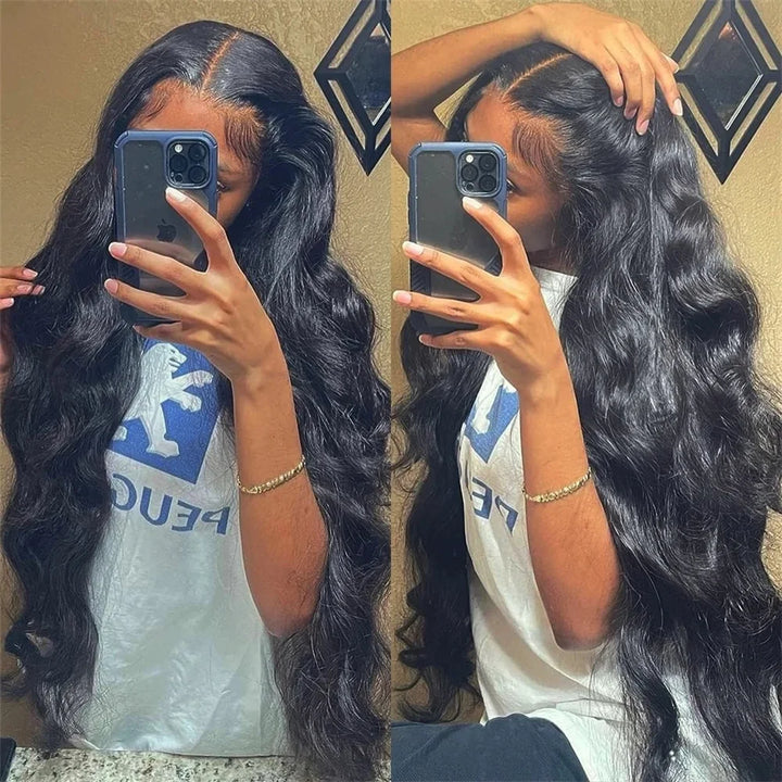 Empower Length 36" Body Wave HD Lace Wig – Brazilian Human Hair, 180% Density