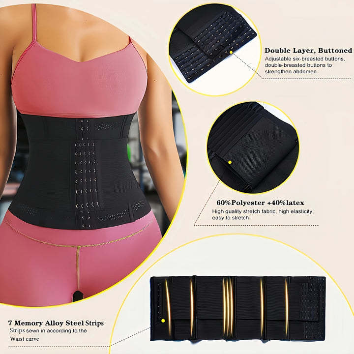 Waist Trainer Corset for Women – Underbust Cincher & Tummy Control