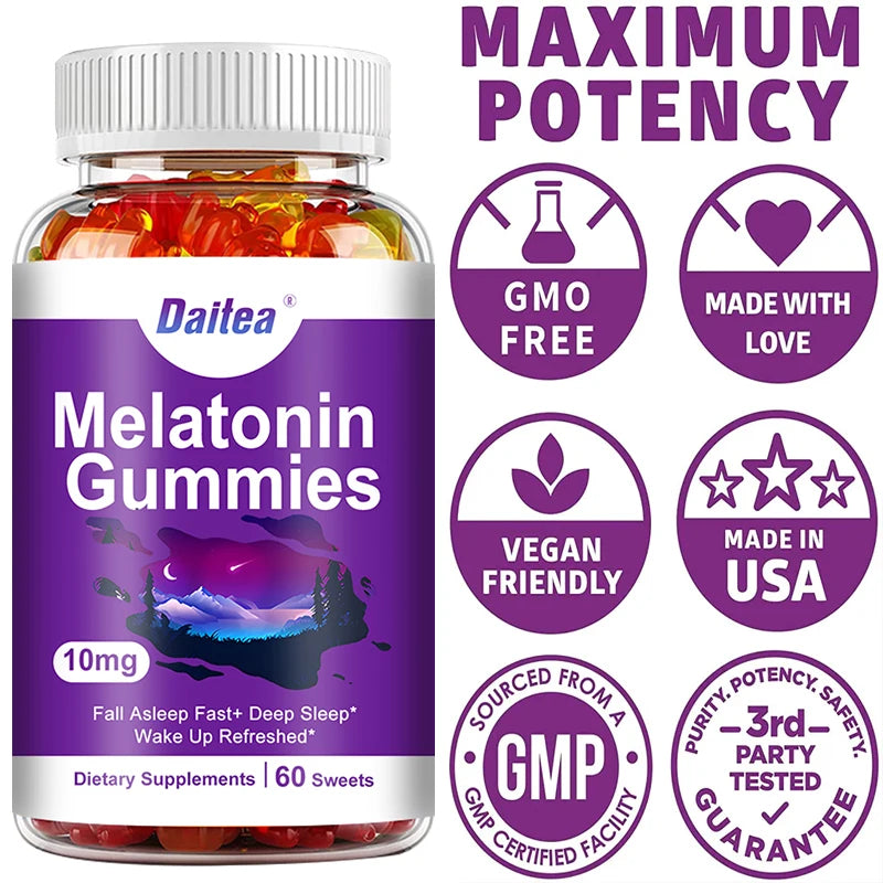 Taoters Melatonin 10 mg Adult Gummies – Maximum Strength Sleep Support