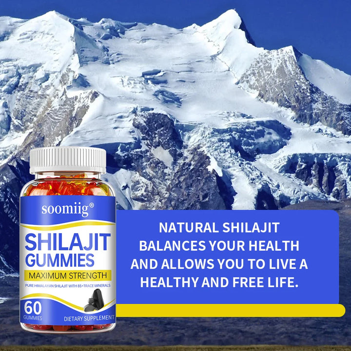Taoters Shilajit Capsules – 60ct Natural Energy, Mental Clarity