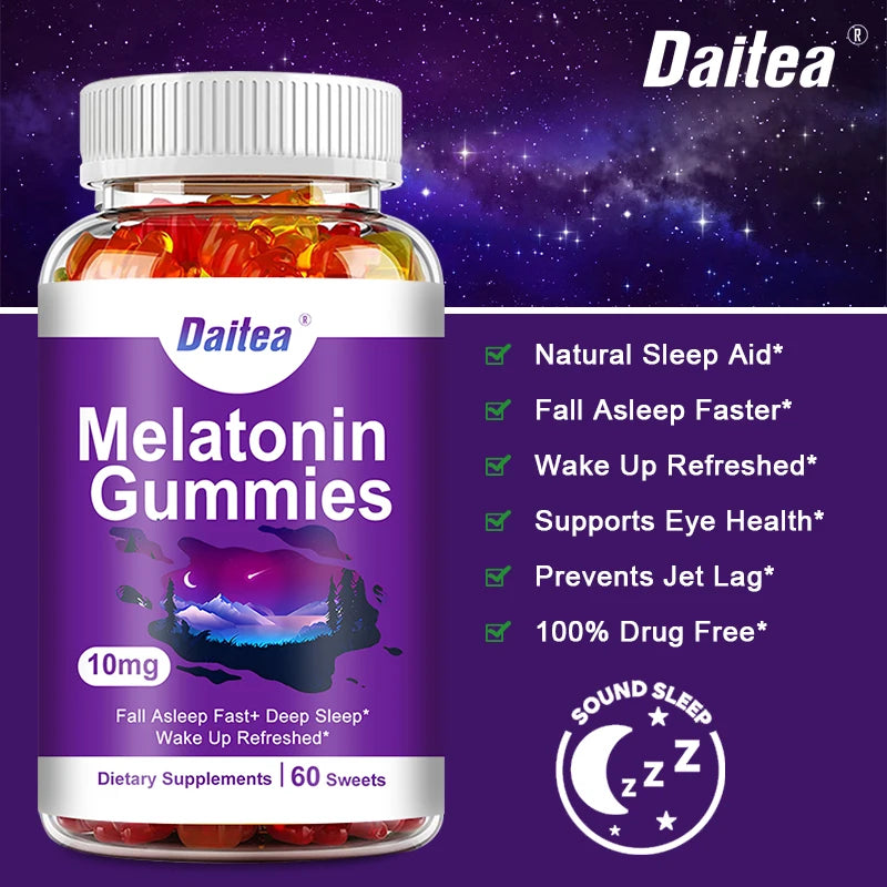Taoters Melatonin 10 mg Adult Gummies – Maximum Strength Sleep Support