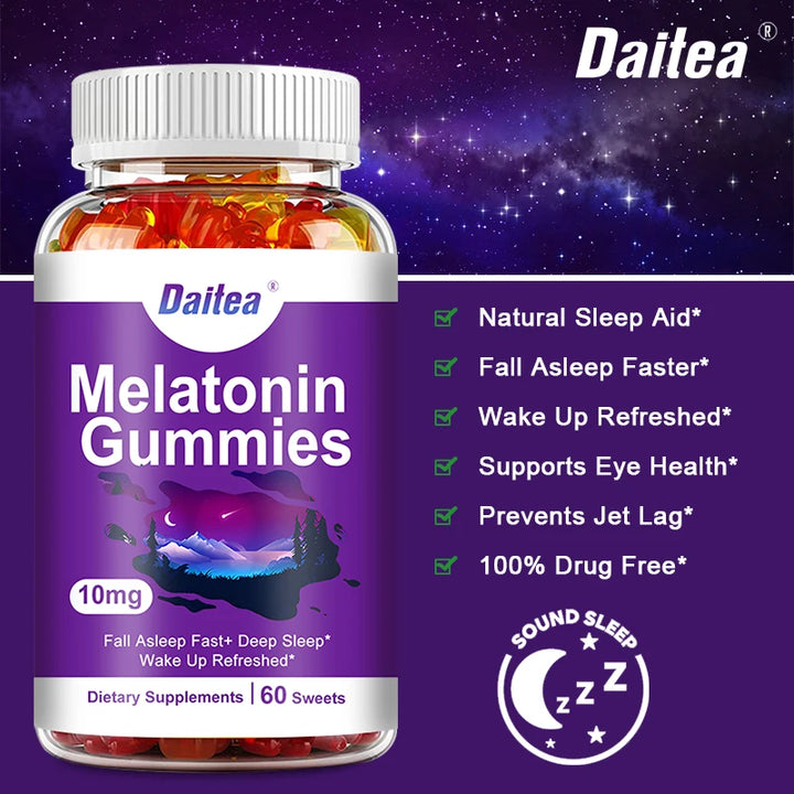 Taoters Melatonin 10 mg Adult Gummies – Maximum Strength Sleep Support