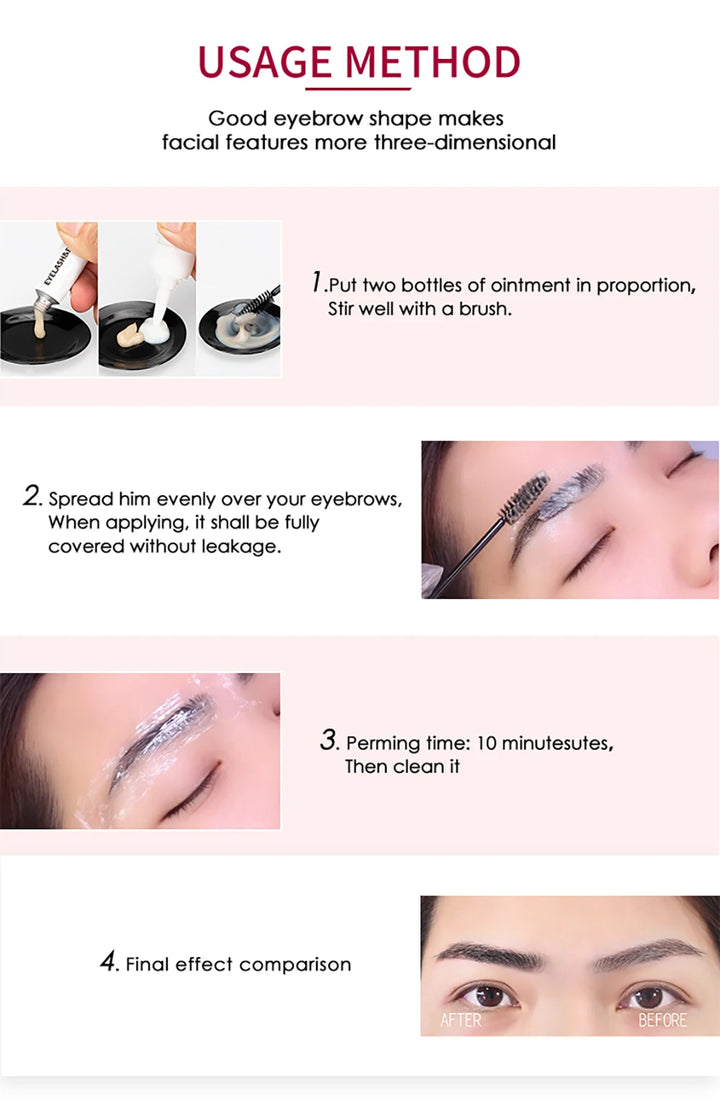 LuxeLash & Brow Tint + Lift Kit – Long-Lasting Curl & Color Enhancer (25–35 Days)