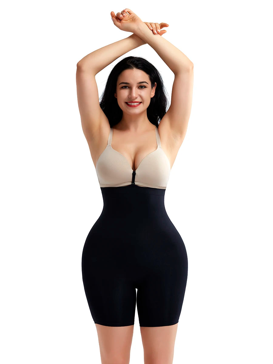 Seamless High-Waist Waist Trainer & Butt Lifter Shapewear – Tummy Control Slimming Panties