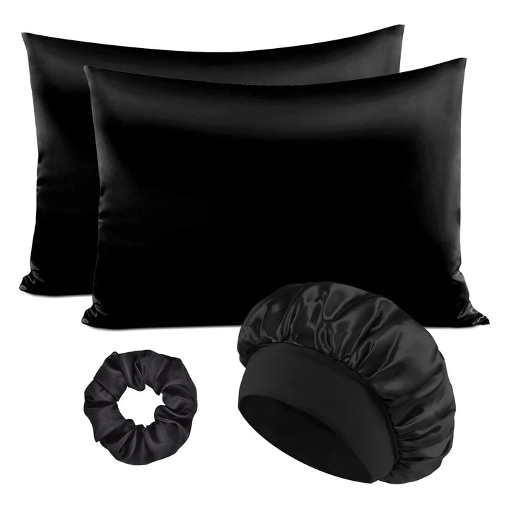 Silken Dreams 4-Piece Satin Sleep Set