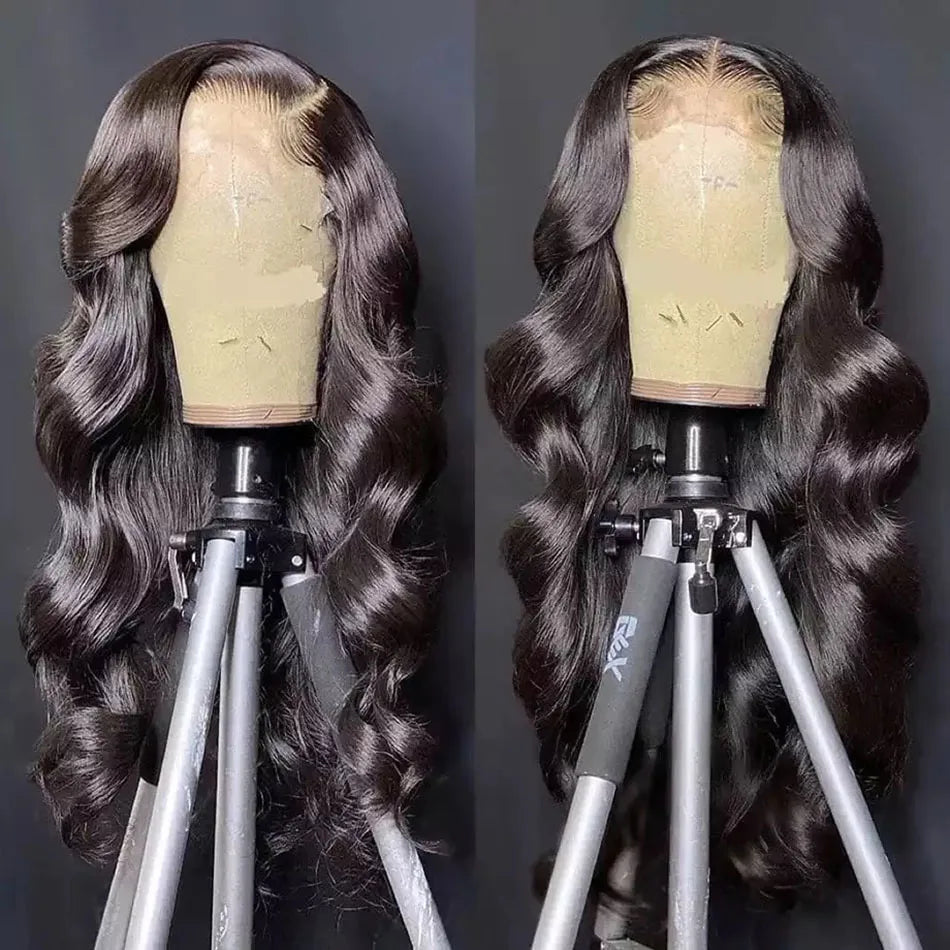 HD Body Wave Lace Front Wig – 28–30” Virgin Brazilian Hair, 180% Density