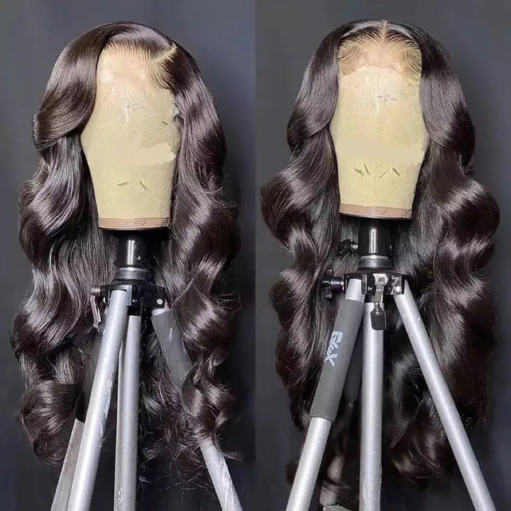 HD Body Wave Lace Front Wig – 28–30” Virgin Brazilian Hair, 180% Density