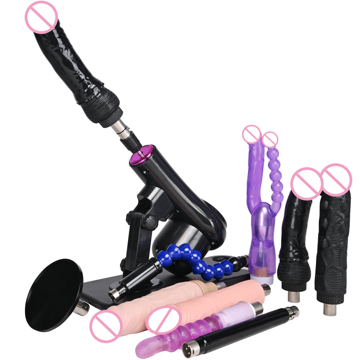 ROUGH BEAST A1 Wireless Sex Machine – Adjustable Thrusting Masturbation Pump with Remote Control & Multiple Attachments