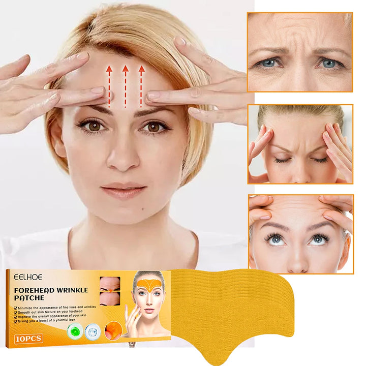 EmpowerEase Collagen Forehead Wrinkle Patches – Smoothing, Lifting & Anti-Aging Care (10-Pack)