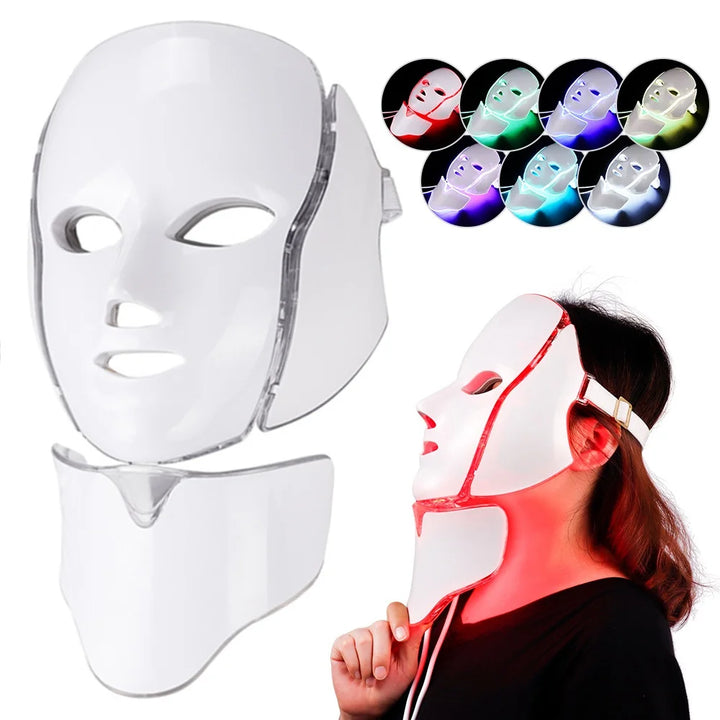 LumiThera 7-Color LED Face & Neck Rejuvenation Mask