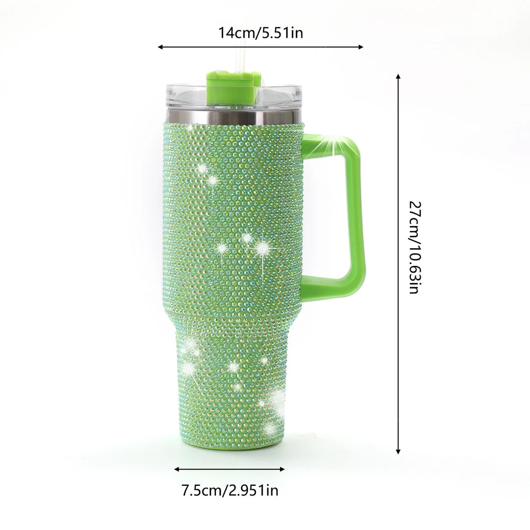 GlamHydrate 40oz Luxe Studded Tumbler