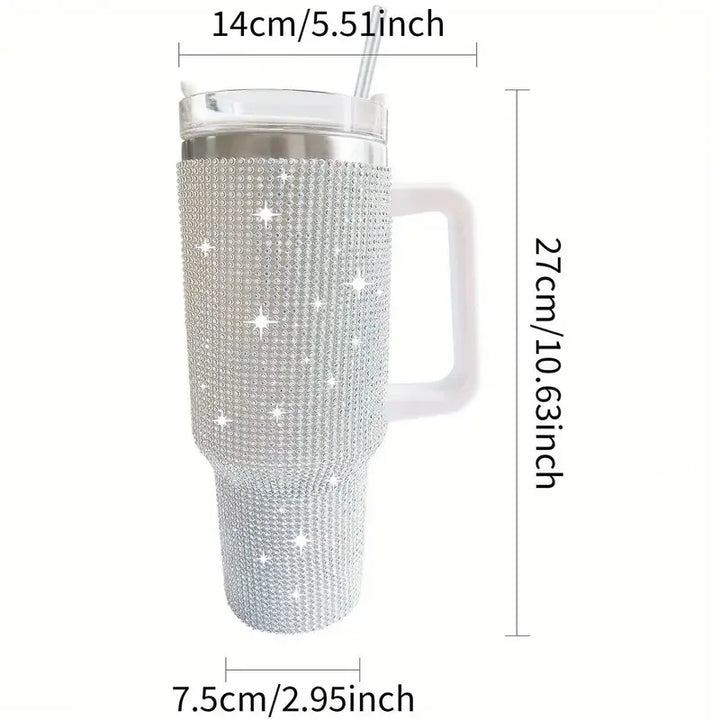 GlamHydrate 40oz Luxe Studded Tumbler