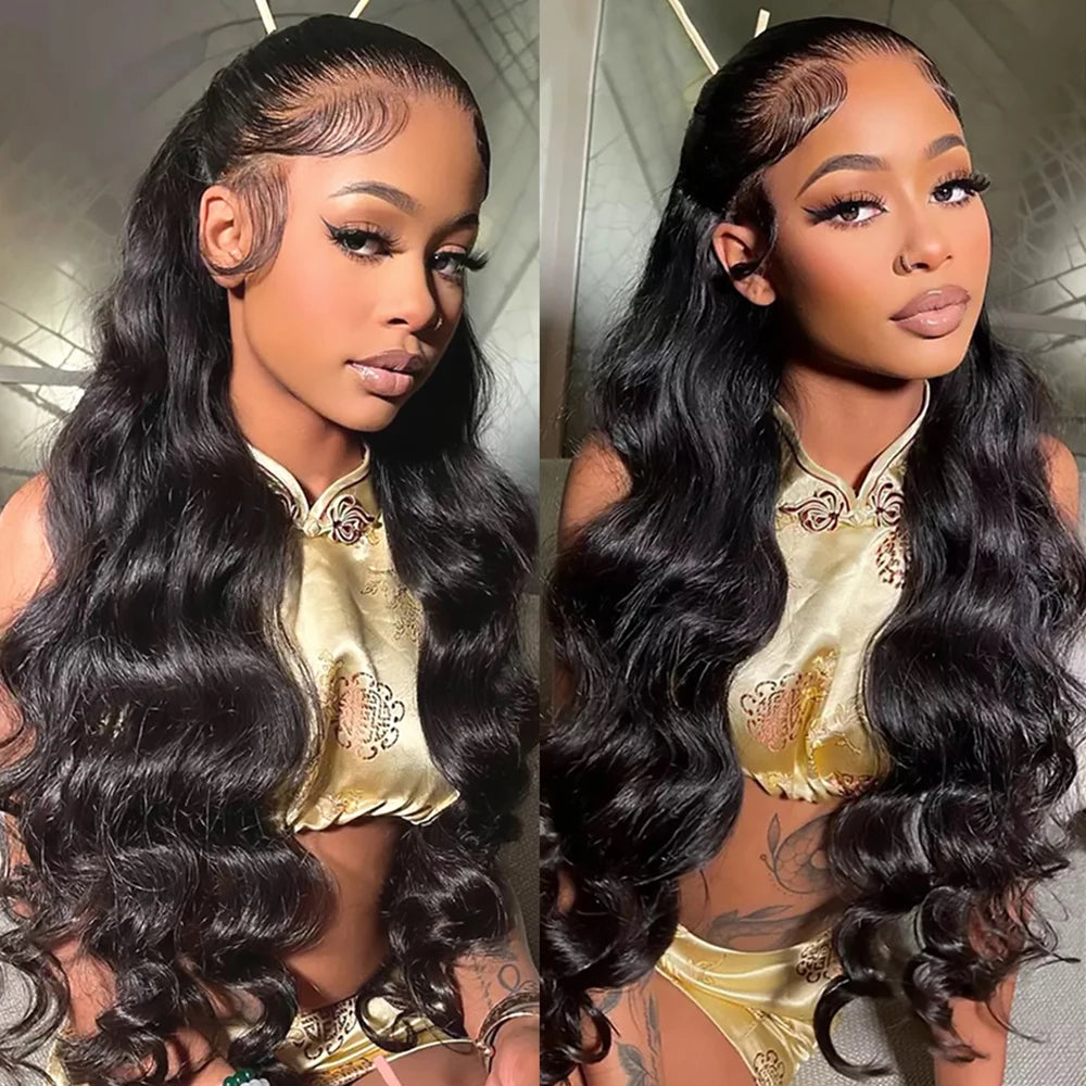 Empower Length 36" Body Wave HD Lace Wig – Brazilian Human Hair, 180% Density