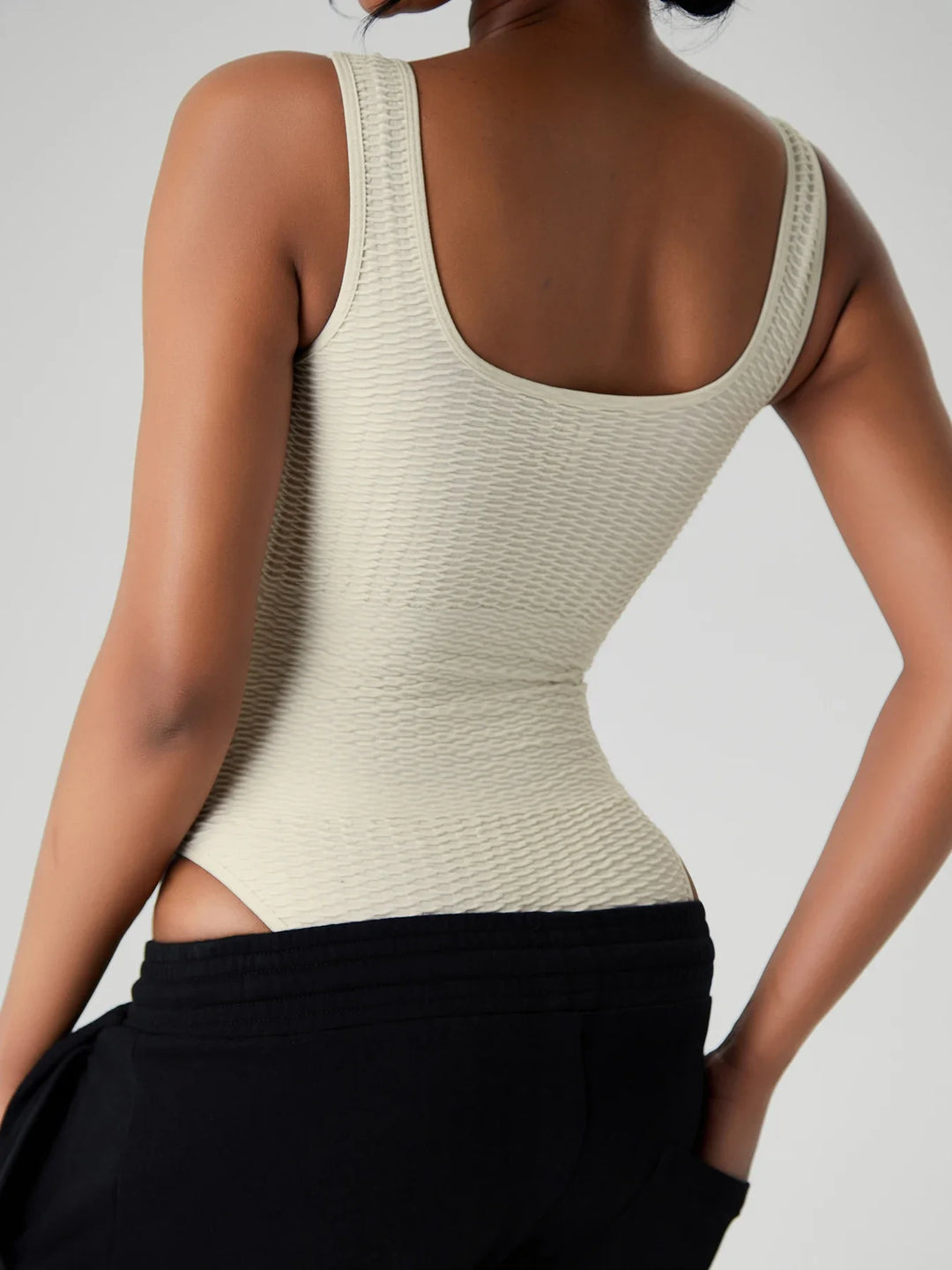 Women's Seamless Sleeveless Yoga Jumpsuit – One-Piece Push-Up Gym Bodysuit Workout Fitness Tracksuit