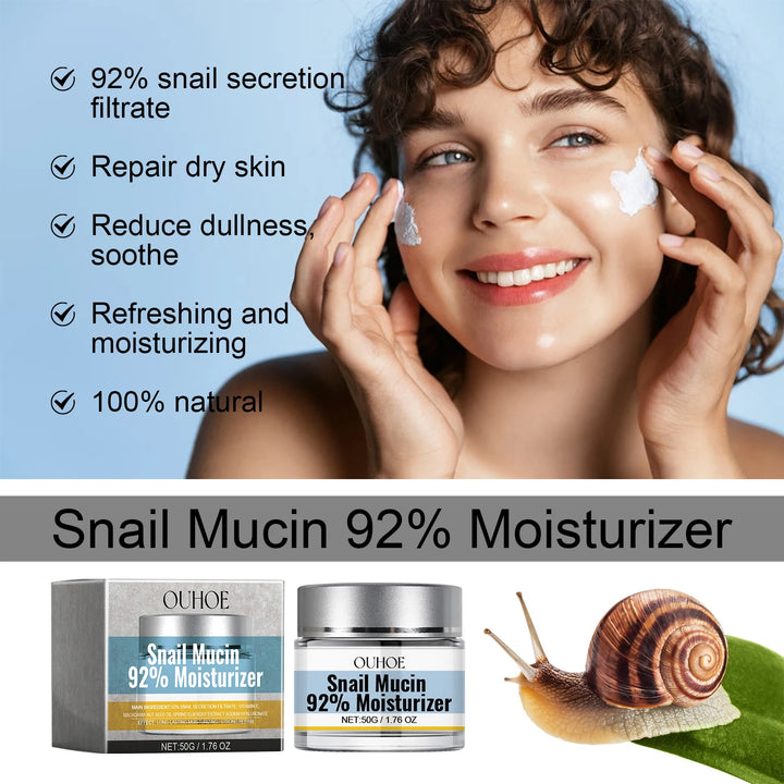 EmpowerEase Snail Mucin Repair Cream – Hydrate, Brighten & Renew