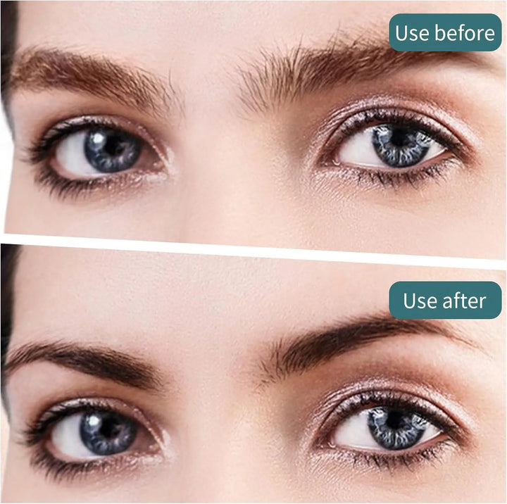 Precision Brow Sculptor – Stainless Steel Trimming Scissors with Comb