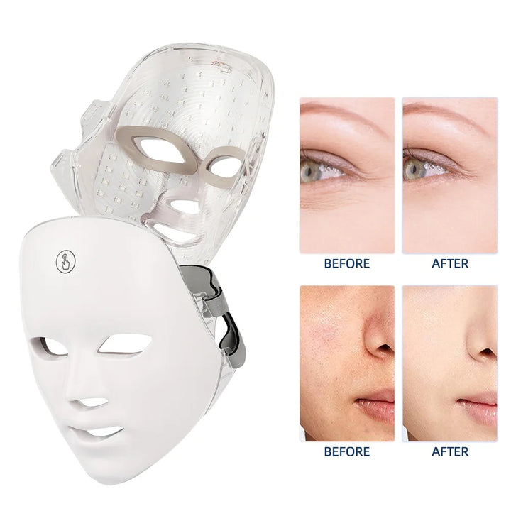 LumaGlow 7-Color LED Facial Therapy Mask