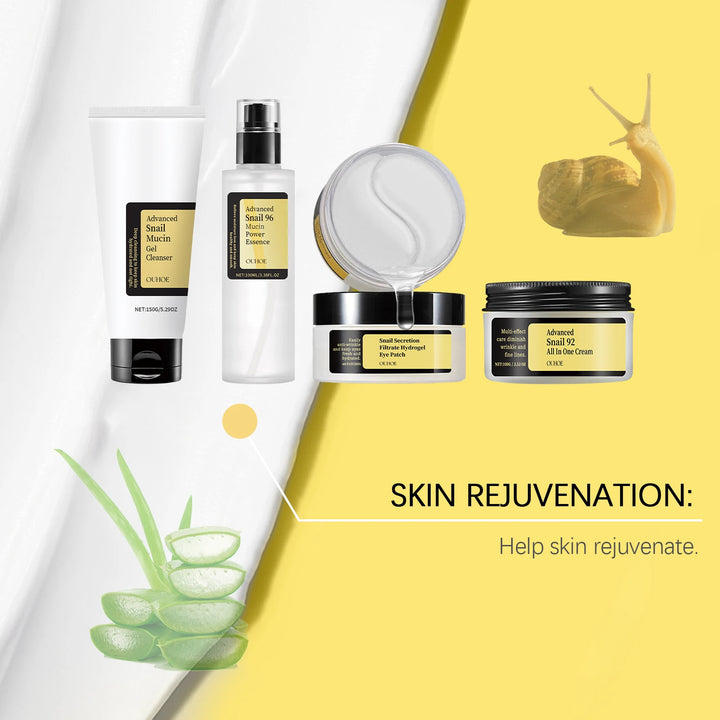 Radiance Renewal Snail Mucin Skin Care Set – Hydrate, Repair & Glow