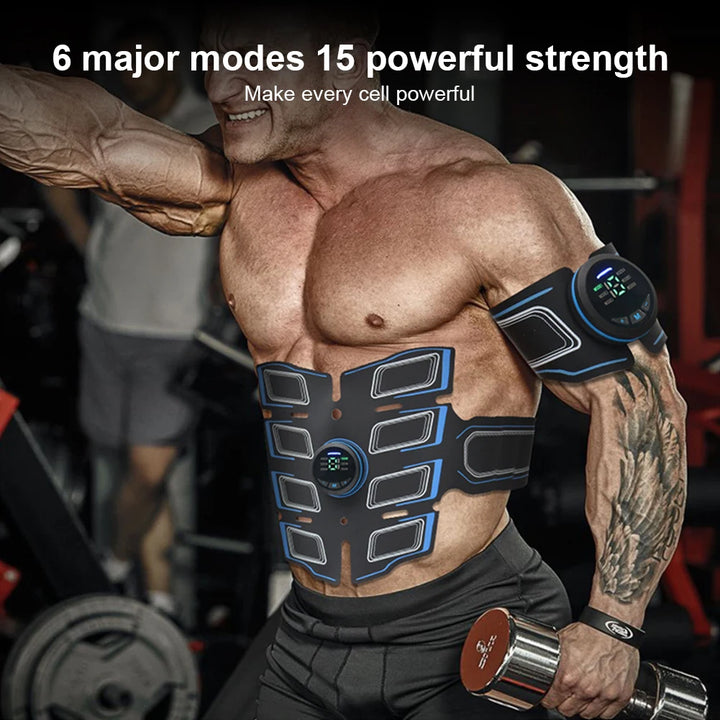 Wireless EMS Abs & Arm Sculptor – 6 Mode Body Toning Trainer