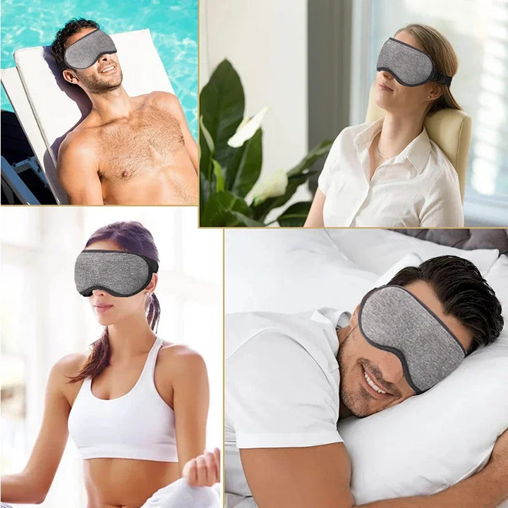 USB Steam Eye Mask Electric Heating Hot Compress Intelligent Heating Sleep Shading 3D Eye Protection Sleep mask eyes Vibrator