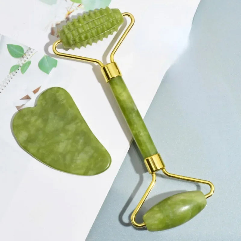 Radiance Ritual Rose Quartz Roller & Gua Sha Set