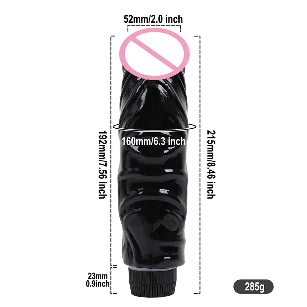 Realistic Vibrator Dildo with Inflatable Sex Pillow – Medical Silicone G-Spot Massager, Clitoral Stimulator, Adult Toy