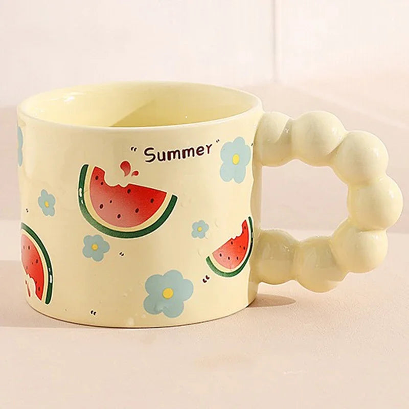BlossomSip Japanese Fruit Mug