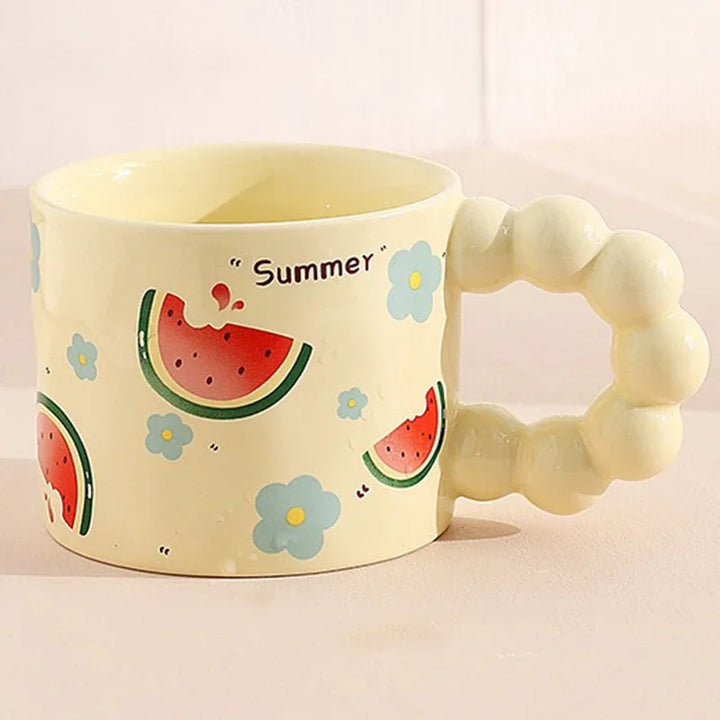 BlossomSip Japanese Fruit Mug