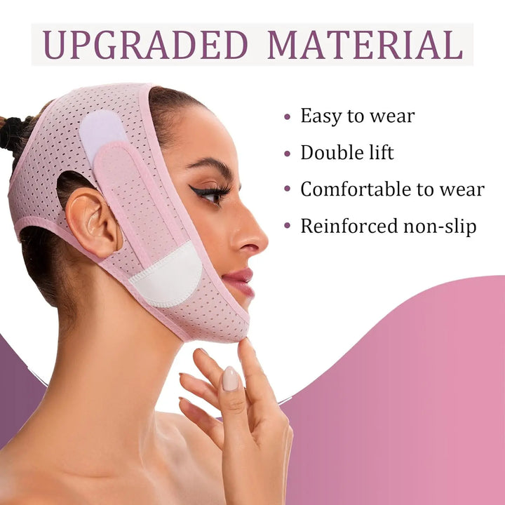 V-Luxe Sculpting Sleep Mask – Jawline Lifter & Chin Slimmer
