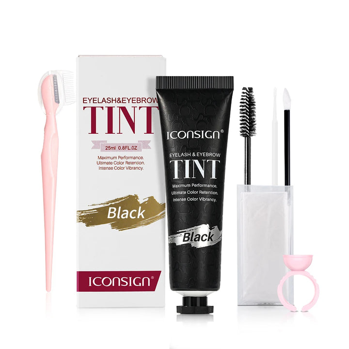 ICONSIGN 3-in-1 Tint Kit for Brows, Lashes & Beard – Long-Lasting Color in Minutes