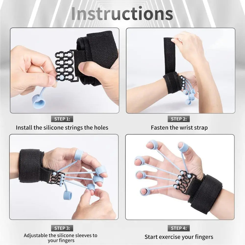 EmpowerGrip Trio – Multi-Resistance Finger & Hand Strengthener Set (40LB/60LB/75LB)