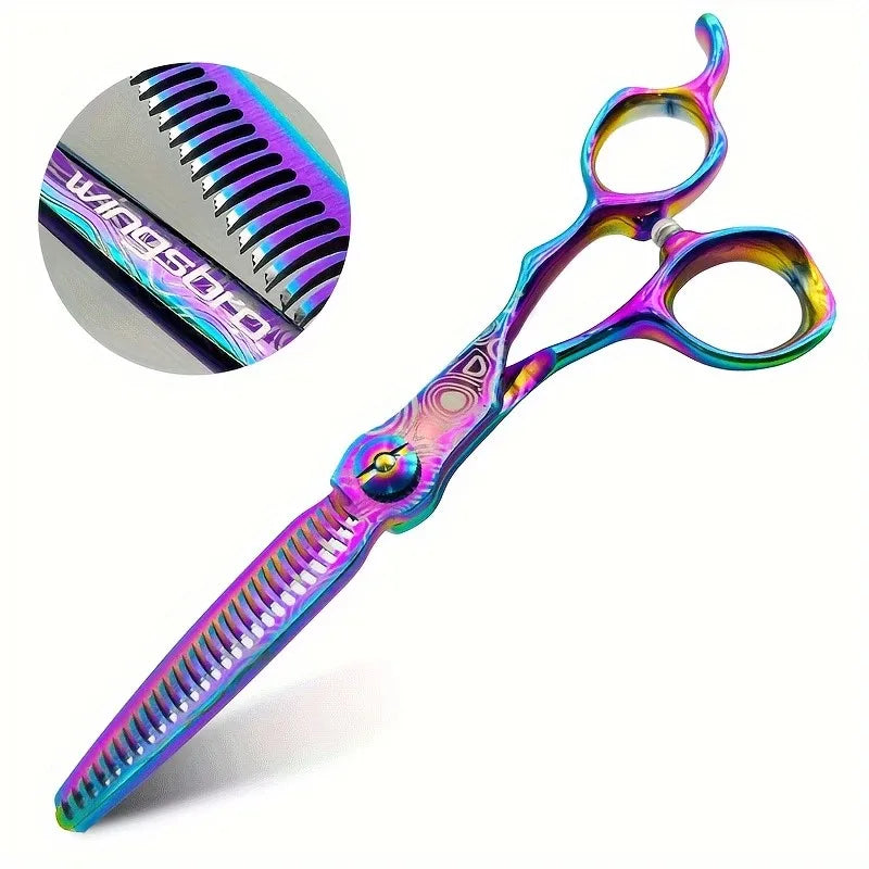 Wingsbro 6.7" Professional Hairdressing Scissors – Premium Stainless Steel Cutting & Thinning Shears for Barbers and Stylists