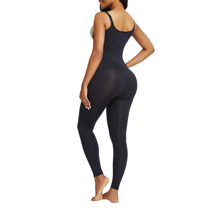 HEXIN Supper High Waist Shapewear Bodysuit – Tummy Control, Butt Lifter, Underboob Support, Adjustable Straps