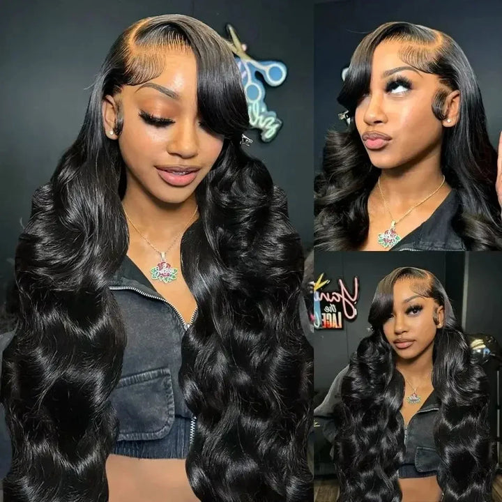 Chocolate Body Wave Lace Front Wig – 30–40” HD Lace, 220% Density