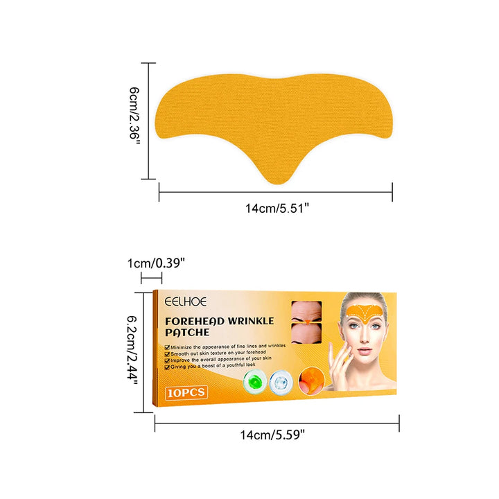 EmpowerEase Collagen Forehead Wrinkle Patches – Smoothing, Lifting & Anti-Aging Care (10-Pack)