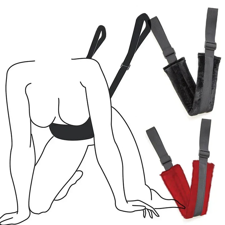 PAQIN Adjustable Sex Belt with Handles – Support Harness for Couples Intimacy & Position Play