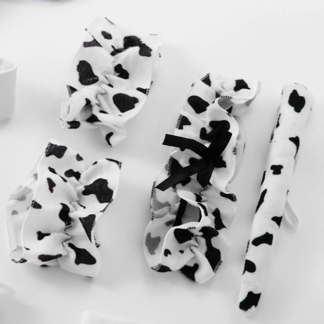 Sexy Cow Print Cosplay Lingerie Set – Playful, Seductive & Unforgettable