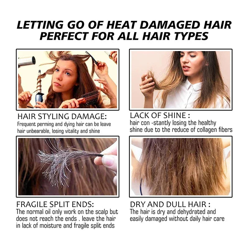 5-Second Keratin Hair Repair Mask – Deep Nourishment for Dry, Frizzy, Damaged Hair