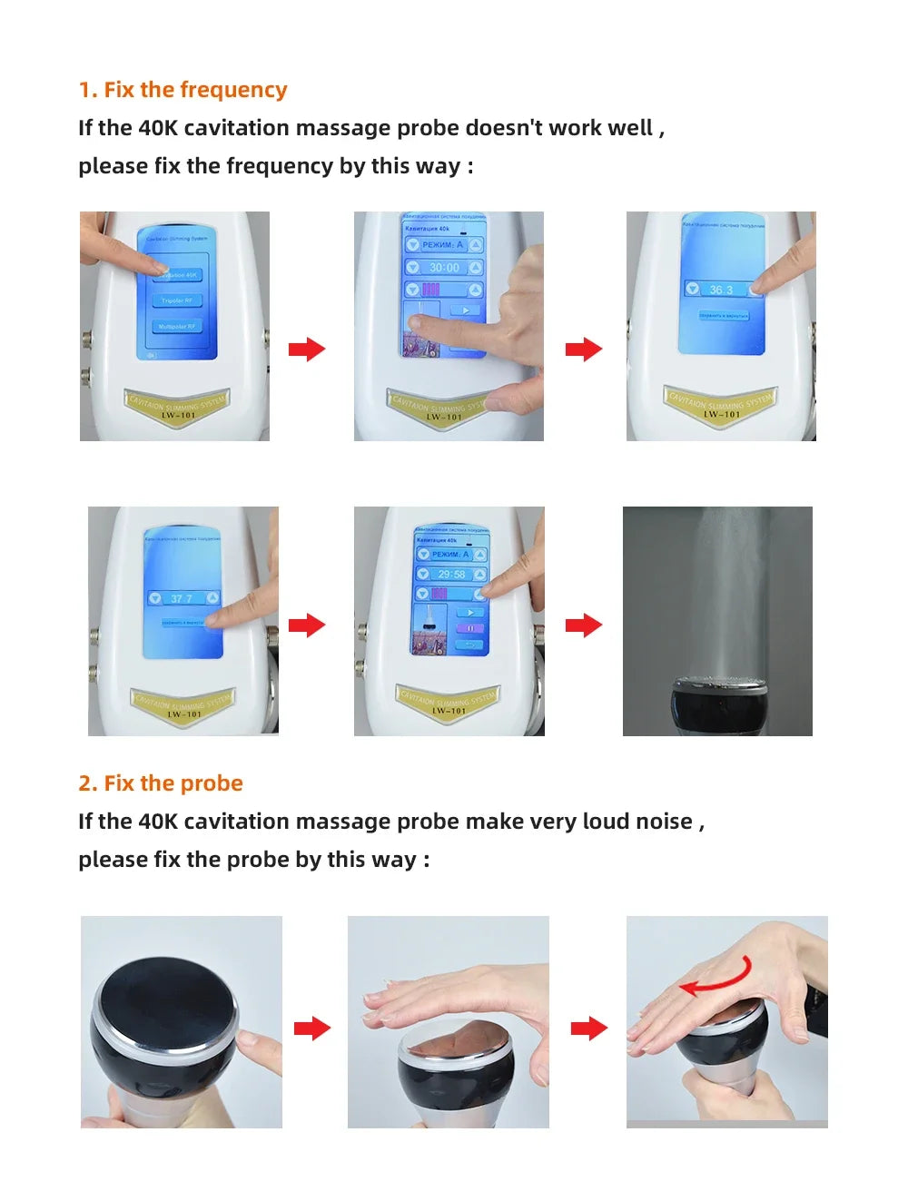 Missqueeny 3-in-1 Cavitation & Skin Rejuvenation Machine