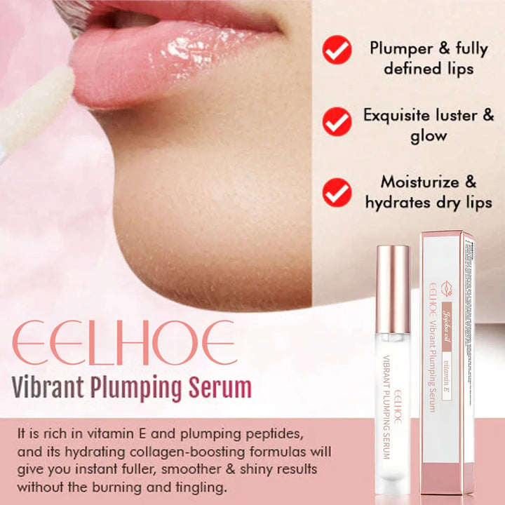 Plump & Glow Lip Serum Trio – Vitamin E Moisture Gloss