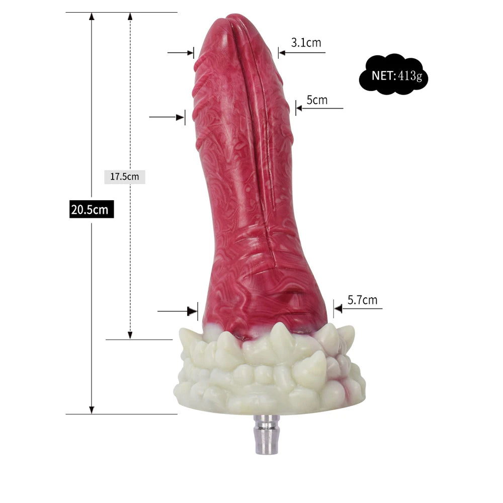 ROUGH BEAST Vac-U-Lock Sex Machine Attachment – Dildo Adapter for Quick Plug, 3XL & Suction Cup Interfaces